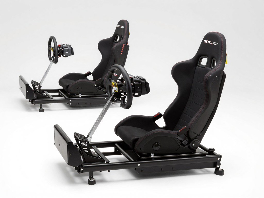 Next Level Racing F-GT Lite showing both Formula and GT position configurations