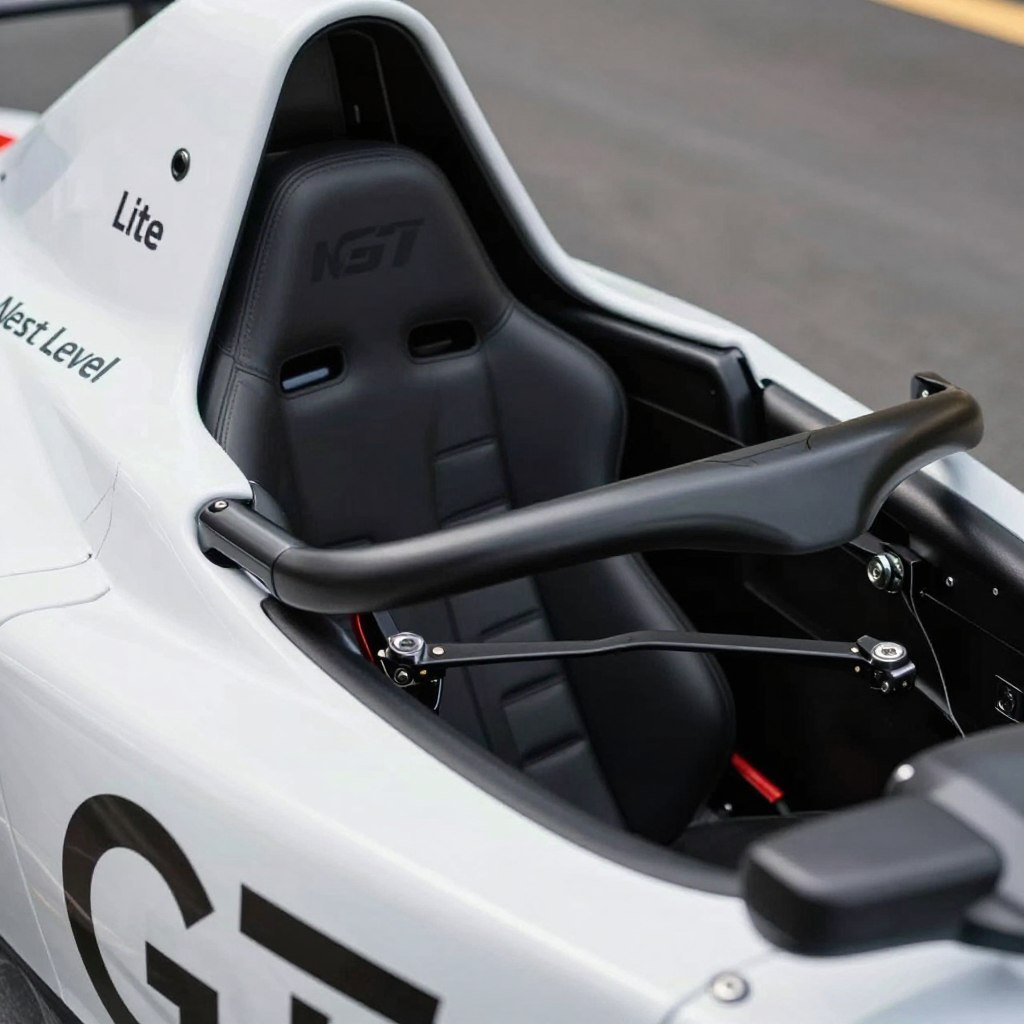 The NLR F-GT Lite showing the unique dual-position adjustment mechanism