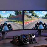 sim racing monitor