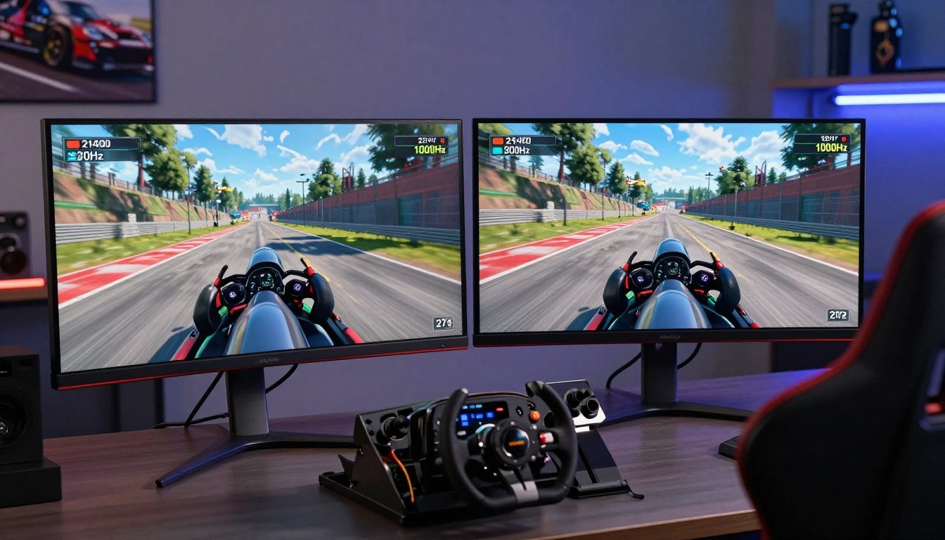 sim racing monitor