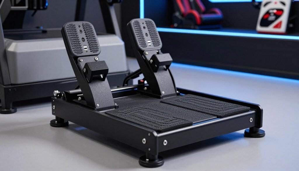 sim racing pedal stopper